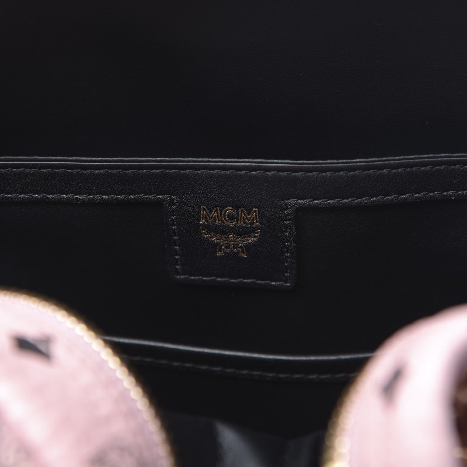 MCM Visetos Studded Small Stark M Backpack Soft Pink 5 of 10