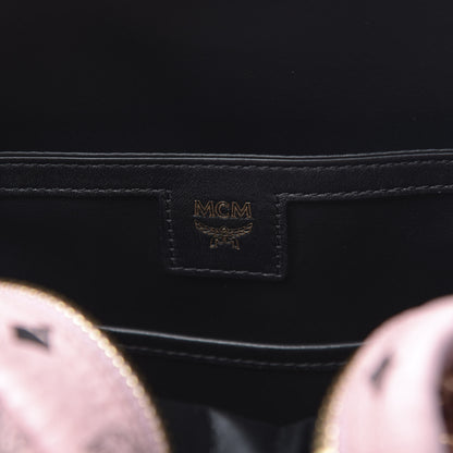 MCM Visetos Studded Small Stark M Backpack Soft Pink 5 of 10
