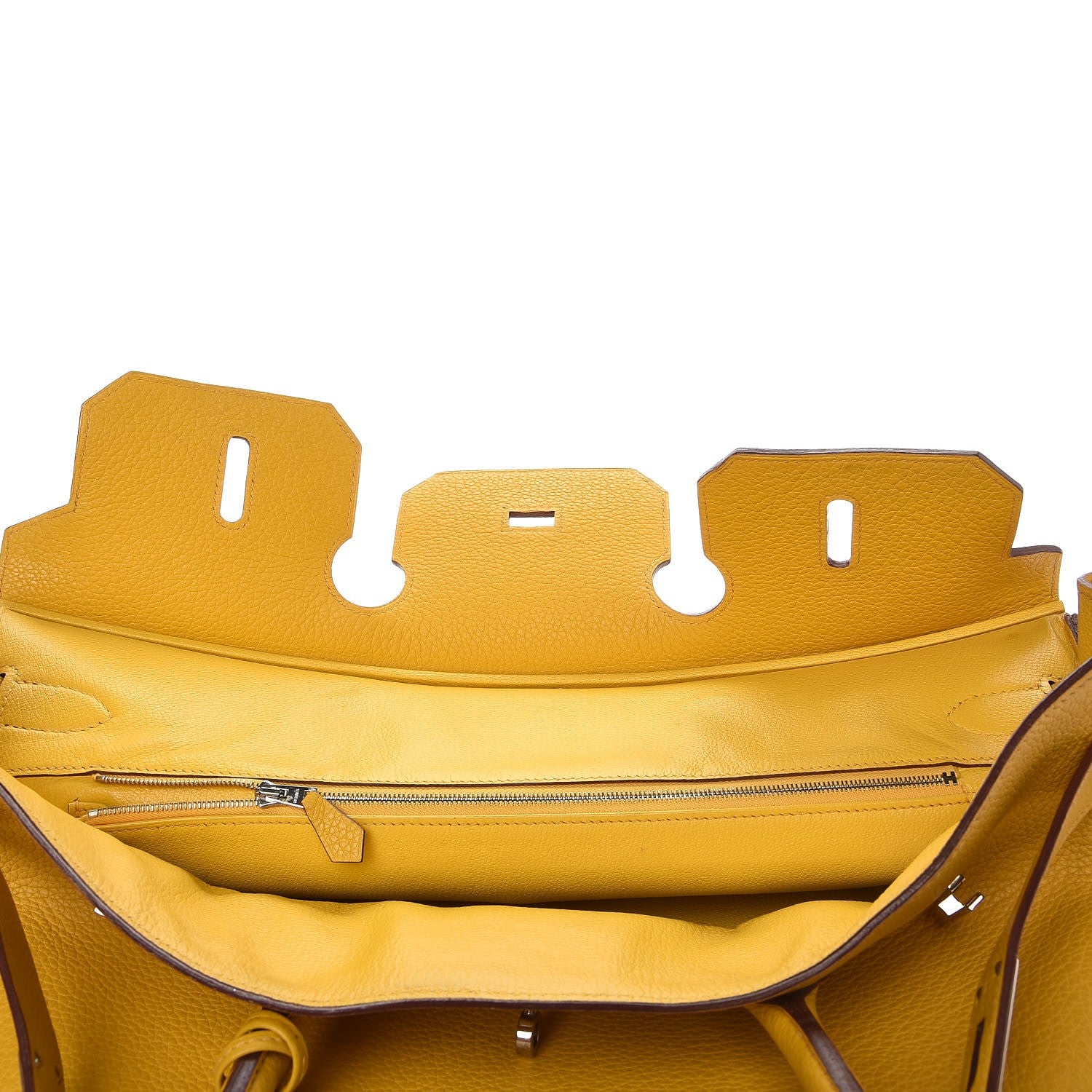 Hermes Taurillon Clemence JPG Shoulder Birkin II Soleil 8 of 39