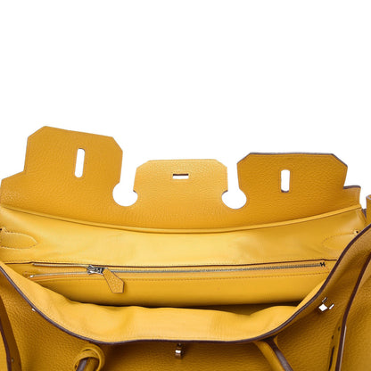 Hermes Taurillon Clemence JPG Shoulder Birkin II Soleil 8 of 39