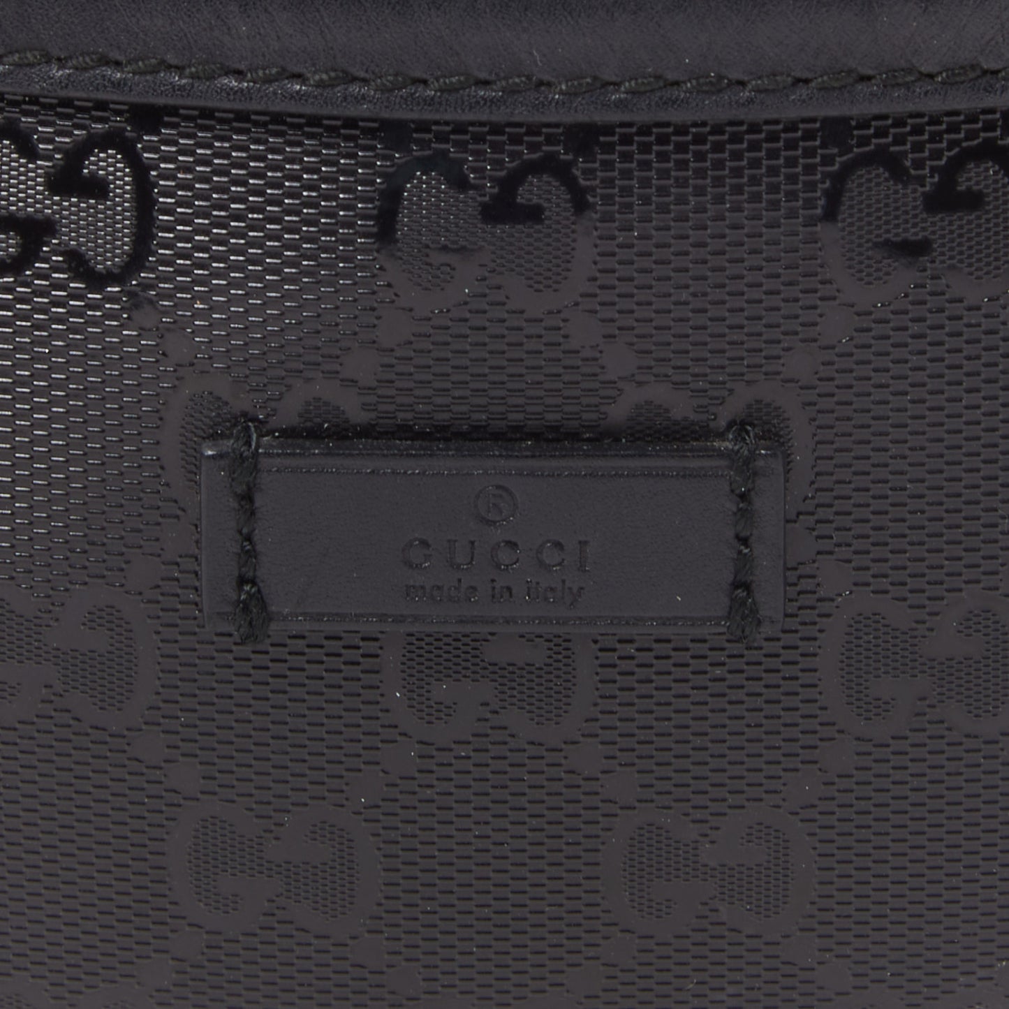 Imprime Monogram Belt Bag Black