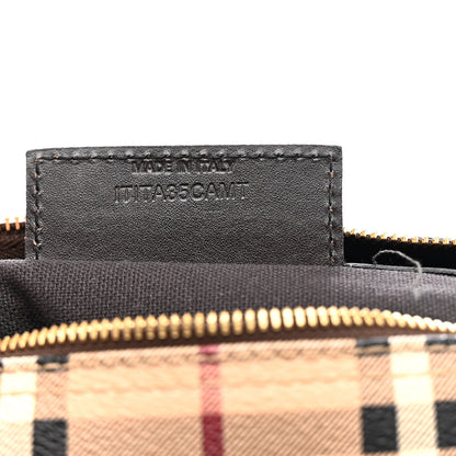 Burberry Haymarket Check Small Chester Bowling Bag Chocolate 7 of 16