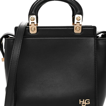 Givenchy Calfskin Mini HDG Top Handle Crossbody Bag Black 8 of 10