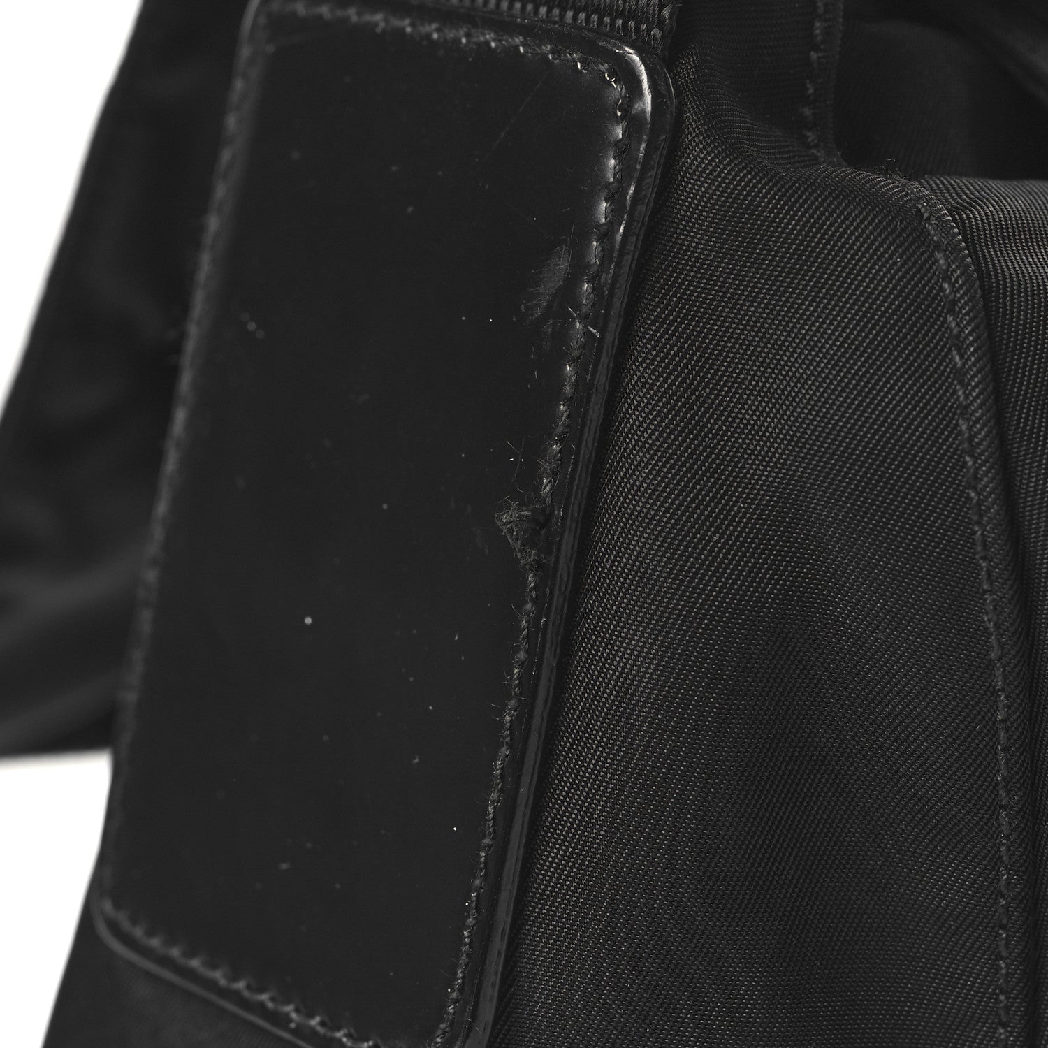 Prada Tessuto Nylon Saffiano Vela Messenger Bag Black 13 of 13