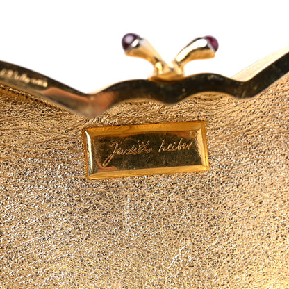 Judith Leiber Crystal Butterfly Celestrina Minaudiere Clutch Gold 7 of 10