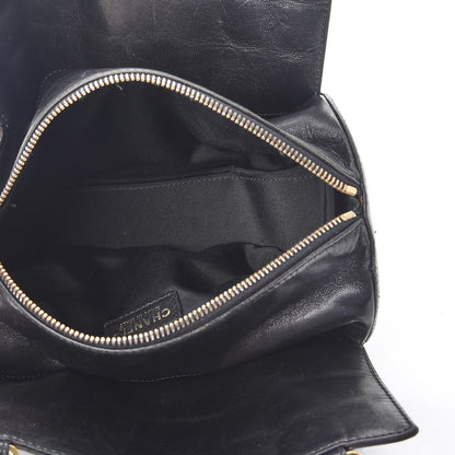 Chanel Lambskin Quilted CC Chocolate Bar Shoulder Bag Black 5 of 10