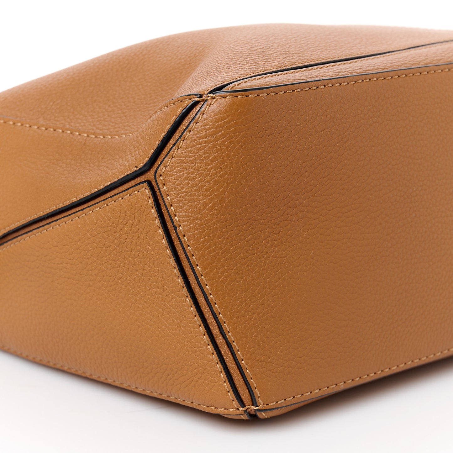 Calfskin Small Puzzle Bag Tan