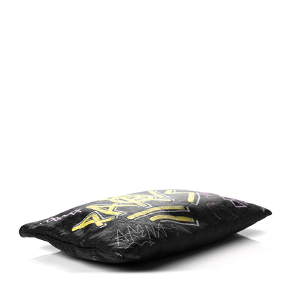 Balenciaga Agneau Arena Graffiti All Over Explorer Pouch Black Multicolor 4 of 8