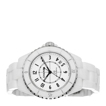 Chanel Stainless Steel Ceramic 38mm J12 Automatic Watch White 2 of 5