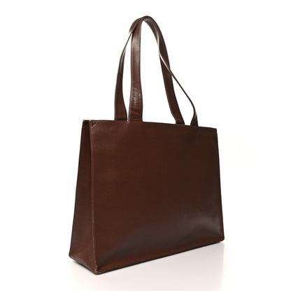 Chanel Caviar CC Tote Brown 3 of 17