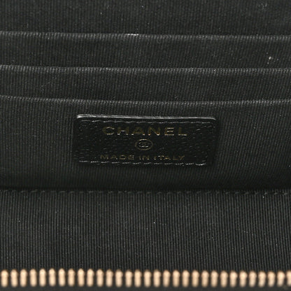 Chanel Caviar Quilted Small Tiny CC Vanity Case With Chain Black 6 of 11