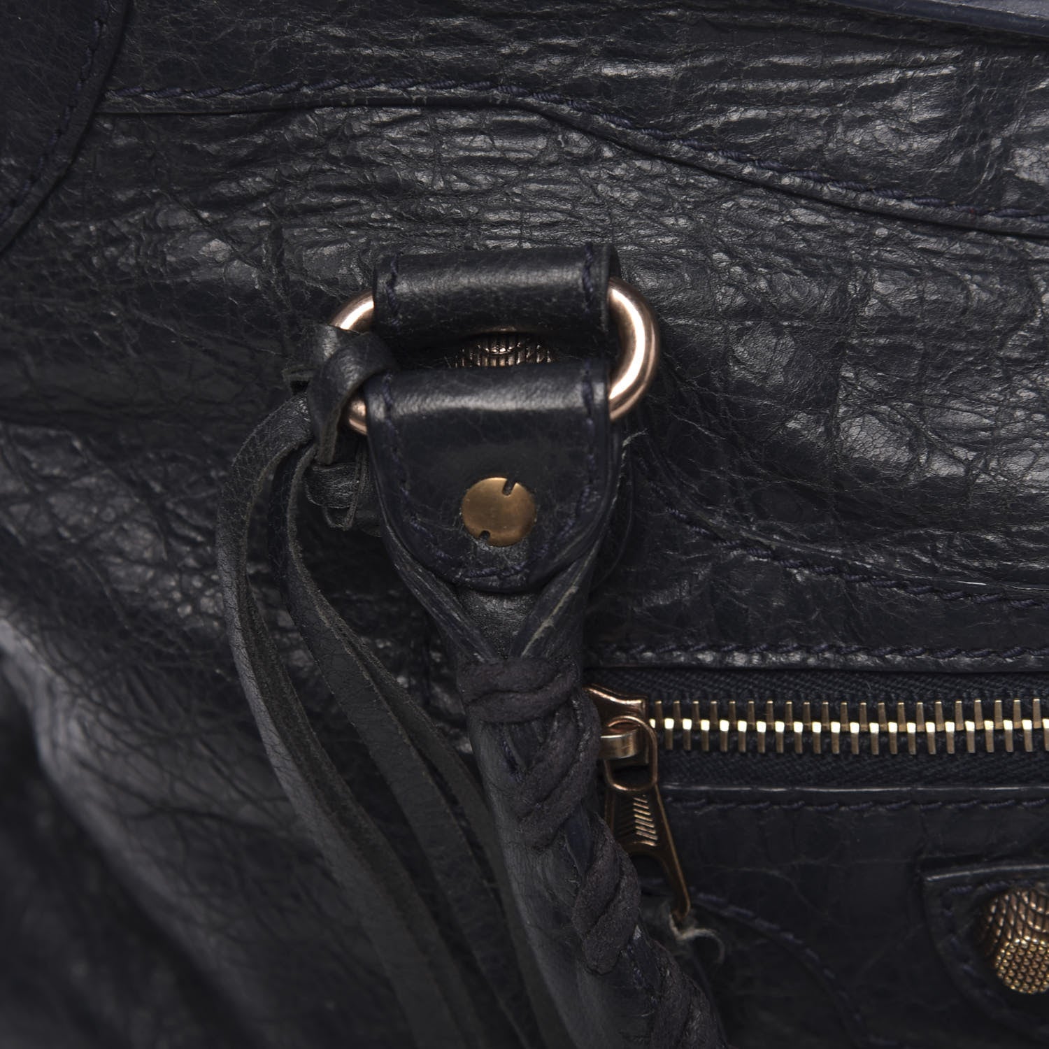 Balenciaga Agneau Giant 12 Rose Gold Hardware City Dark Night 17 of 18