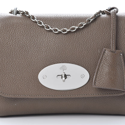 Mulberry Glossy Goatskin Small Lily Flap Taupe 9 of 14