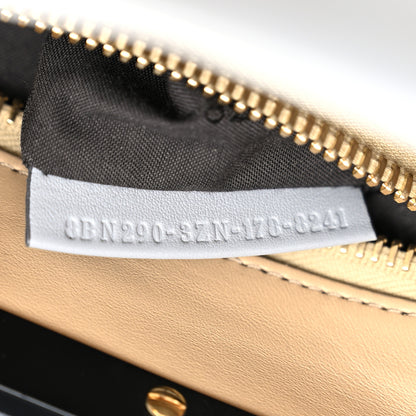 Fendi Vitello Seta Shiny Nappa Medium Peekaboo Iconic Satchel Ardesia Amido 8 of 12