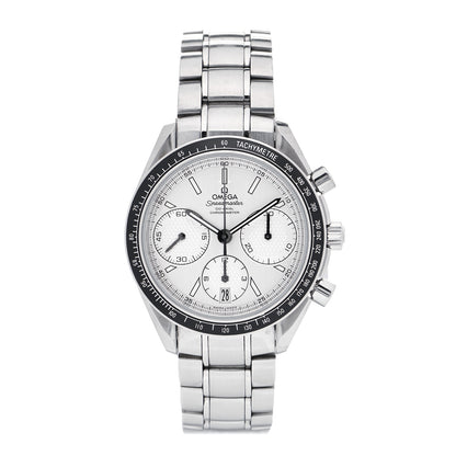Omega Stainless Steel 40mm Speedmaster Racing Co-Axial Chronograph Automatic Watch White 326.30.40.50.02.001 2 of 16