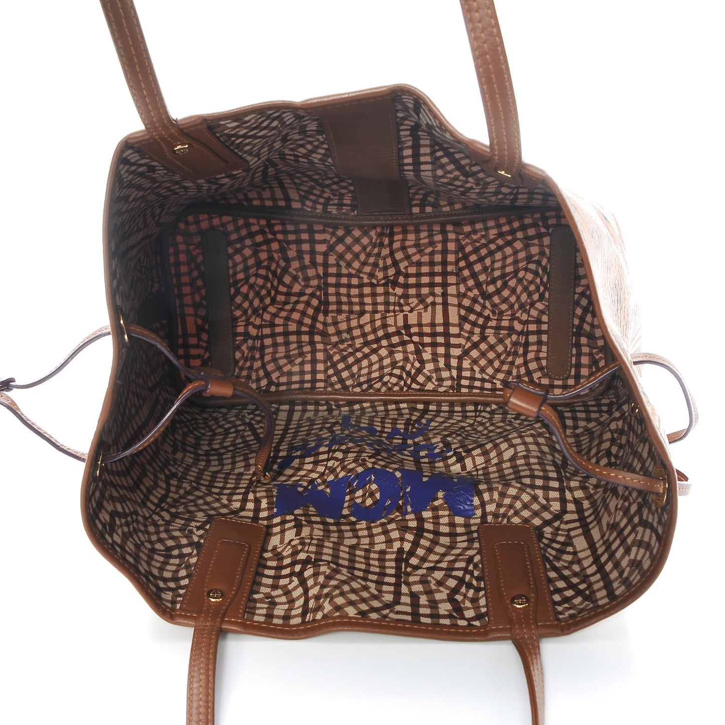 Visetos Medium Liz Reversible Shopper Tote Cognac