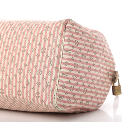 Louis Vuitton Mini Lin Croisette Speedy 30 Rouge 7 of 11