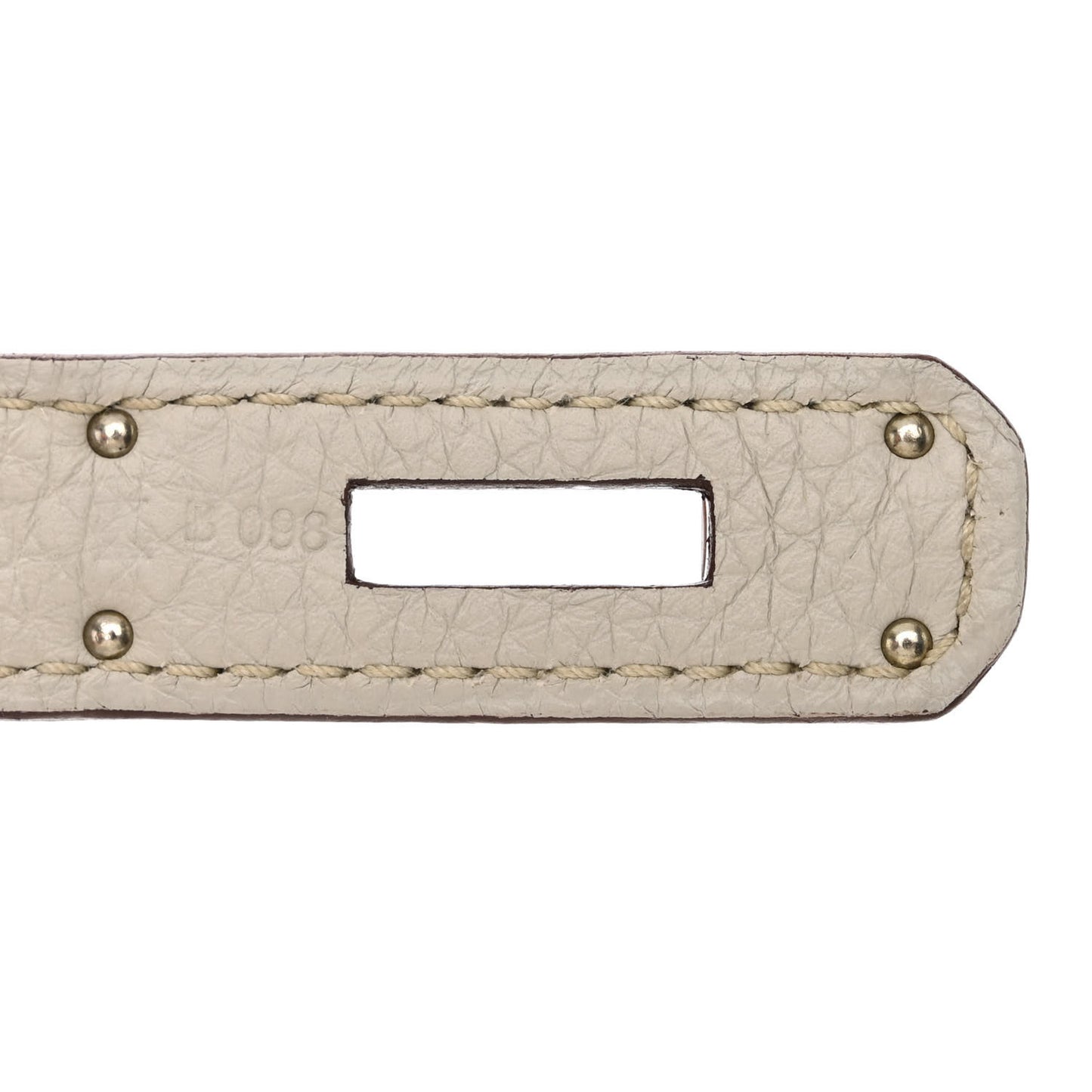 Togo Bi-Color Horseshoe Birkin 35 Iris Gris Perle