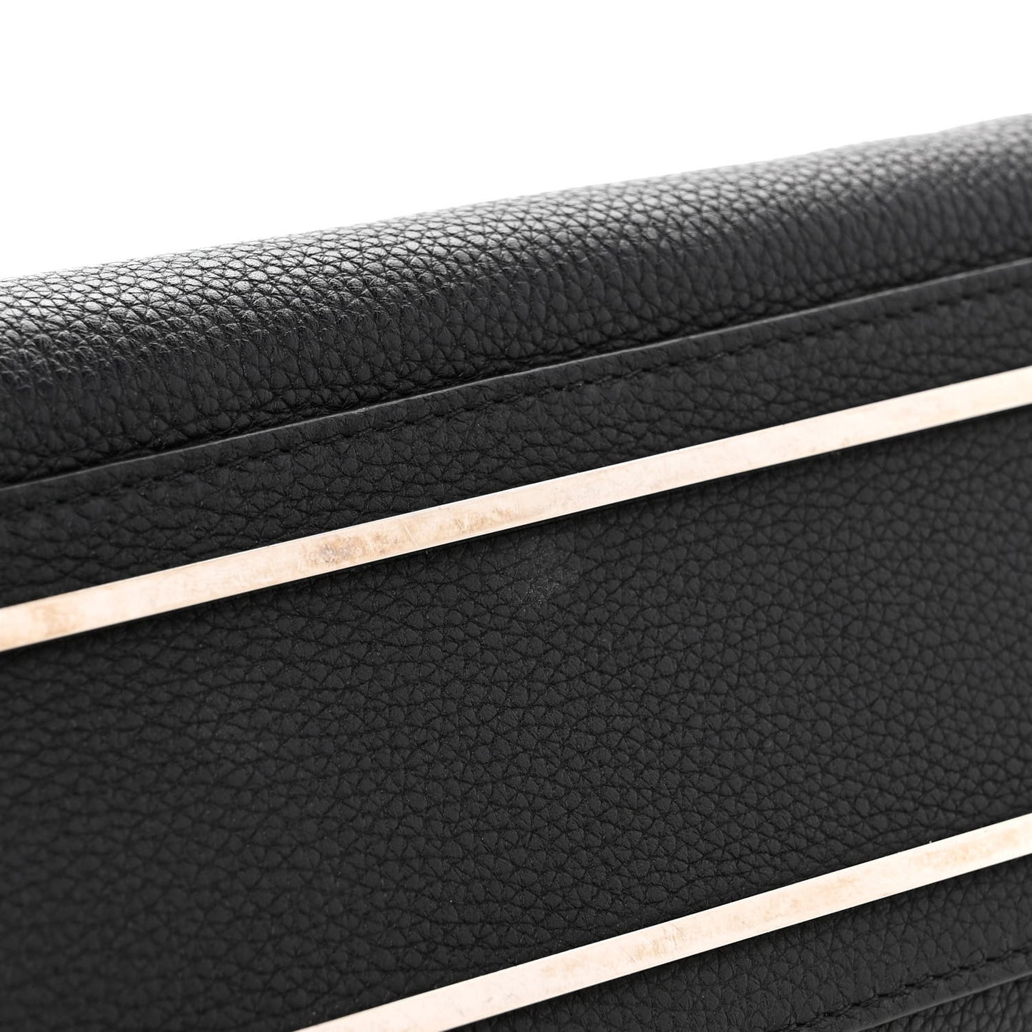 Grained Calfskin Le Dix Mini Soft Cartable Crossbody Black