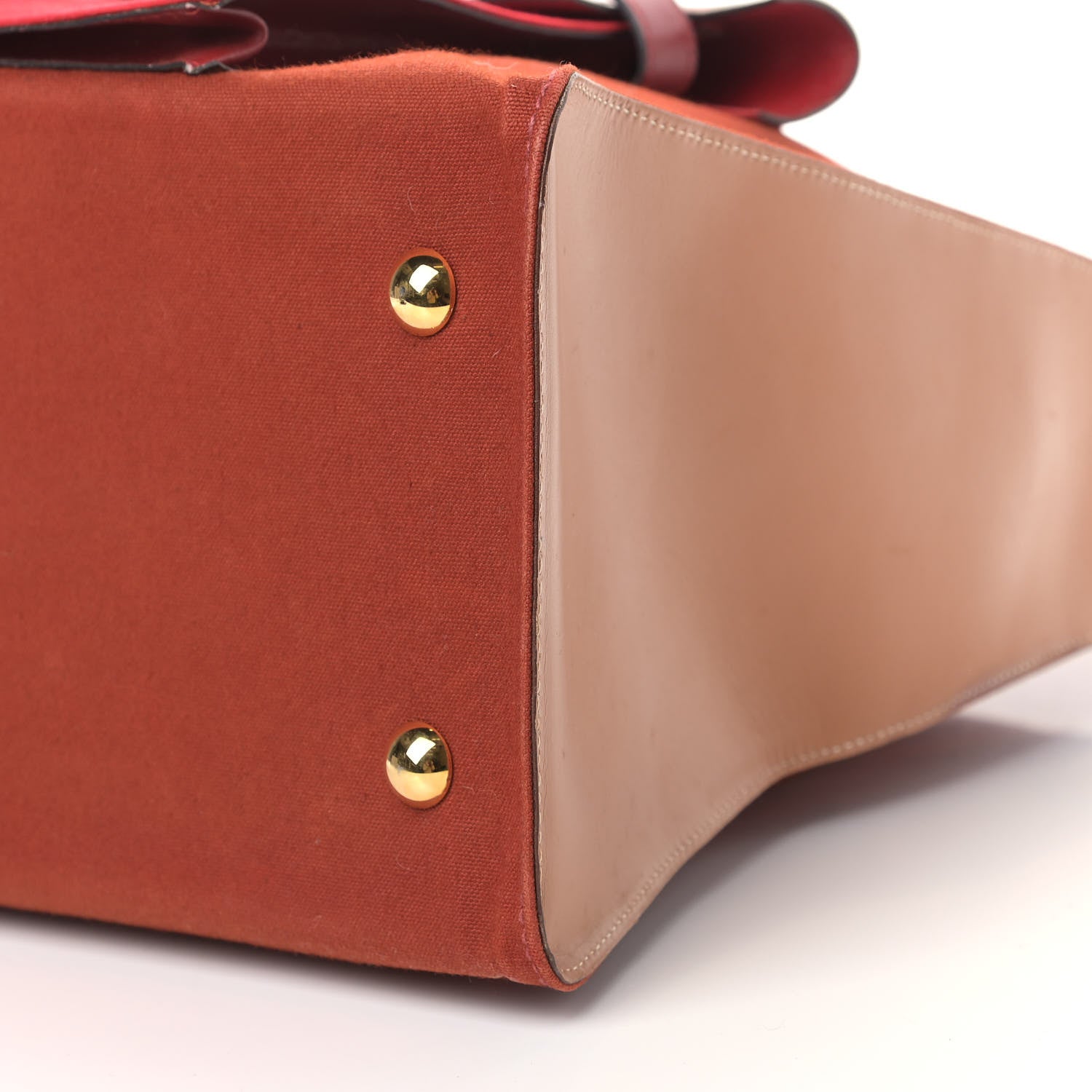 Hermes Toile Box Veau Doblis Sac Himalaya Rouge Vif Brique Rouge H 9 of 14