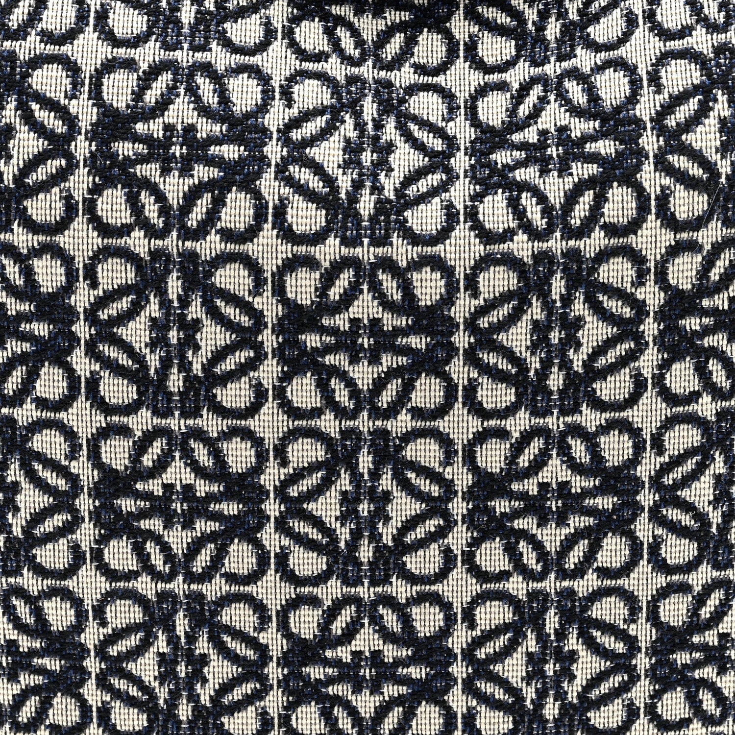 Loewe Jacquard Anagram Calfskin Luna Bag Navy Black 7 of 9