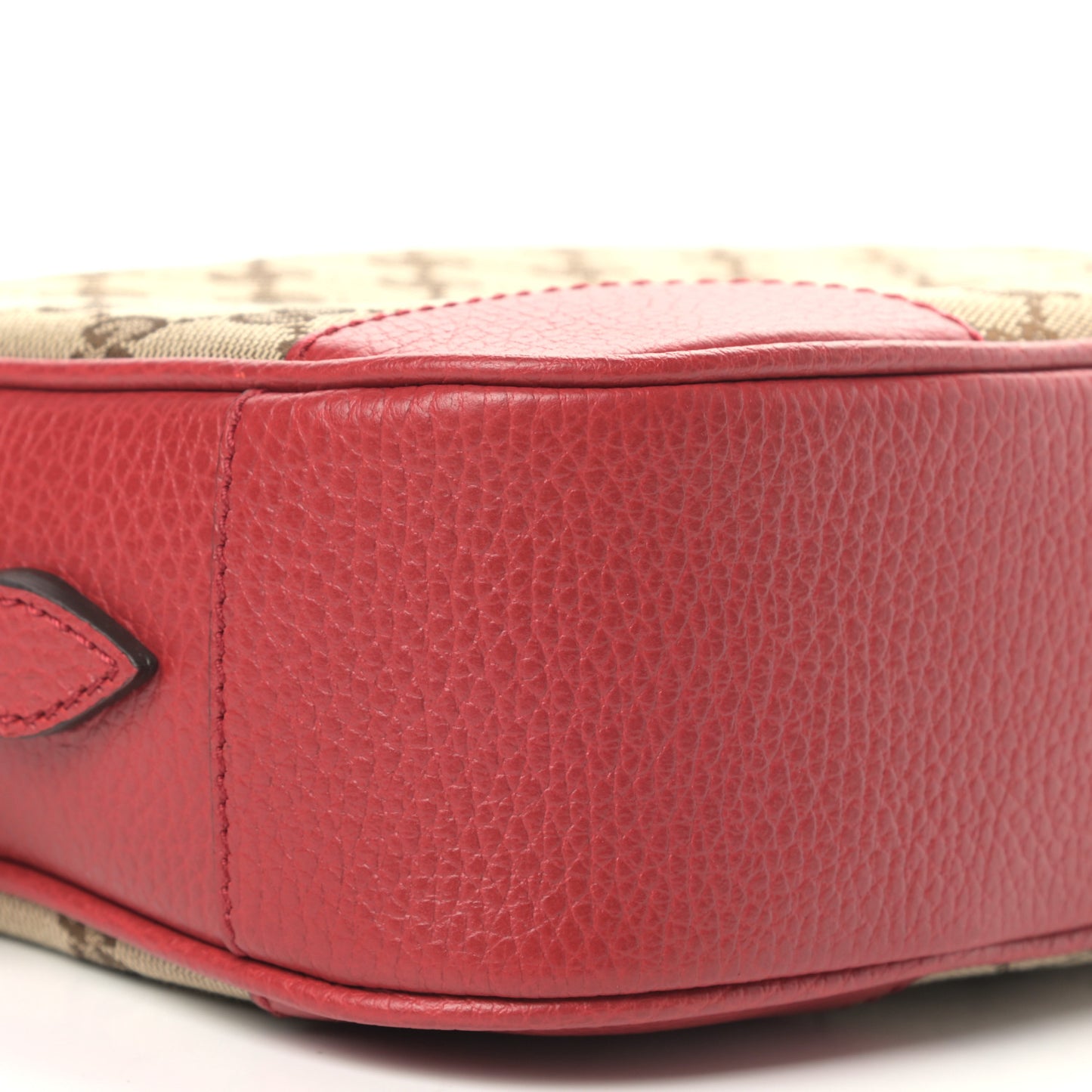 Monogram Mini Bree Messenger Bag Red