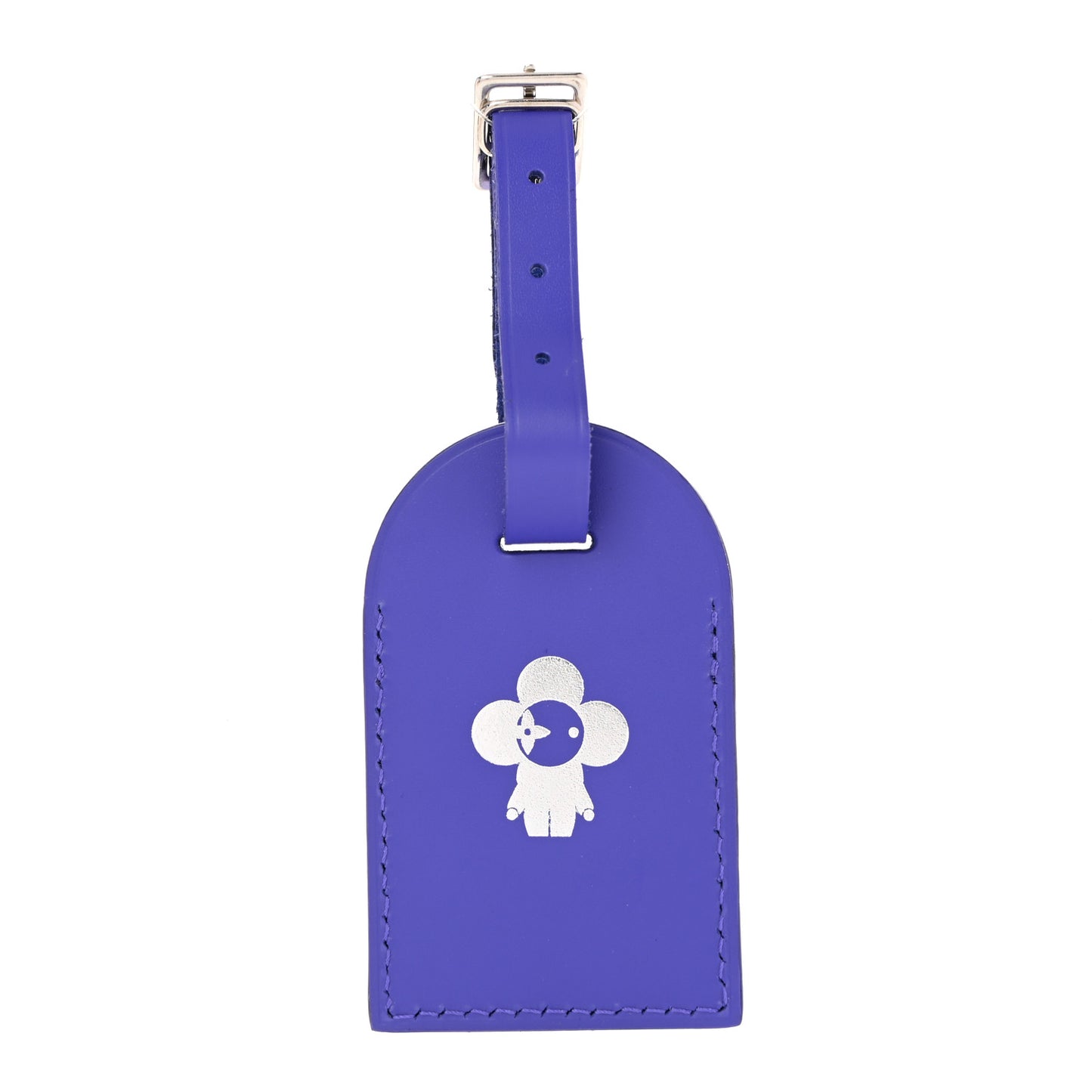 Calfskin Vivienne Luggage Tag Figue