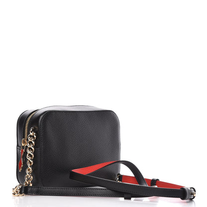 Christian Louboutin Suede Calfskin Love Rubylou Crossbody Black 3 of 11