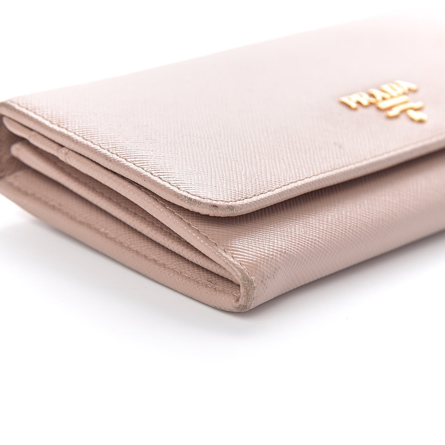 Prada Saffiano Metal Continental Flap Wallet Cammeo 8 of 14