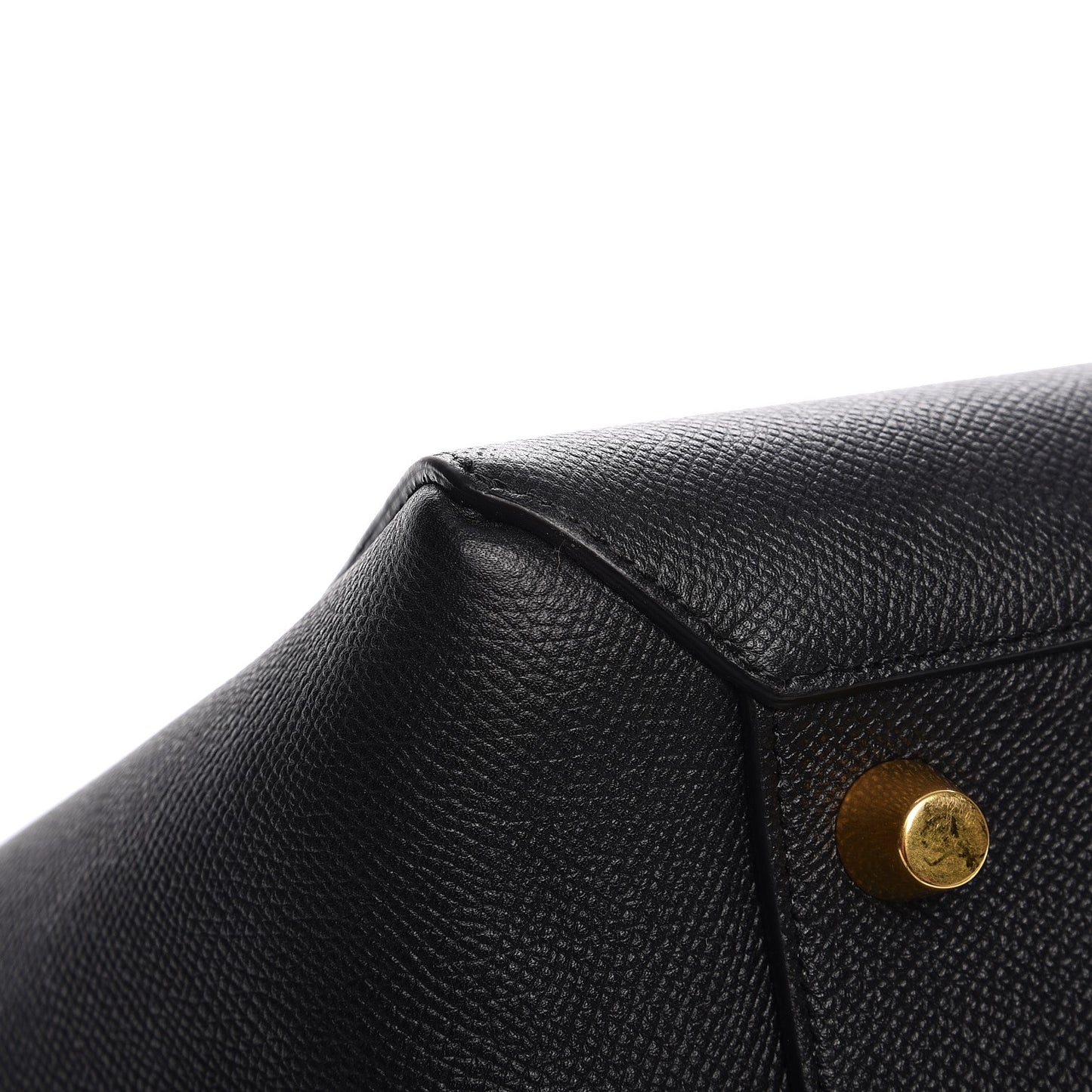 Grained Calfskin Mini Belt Bag Black