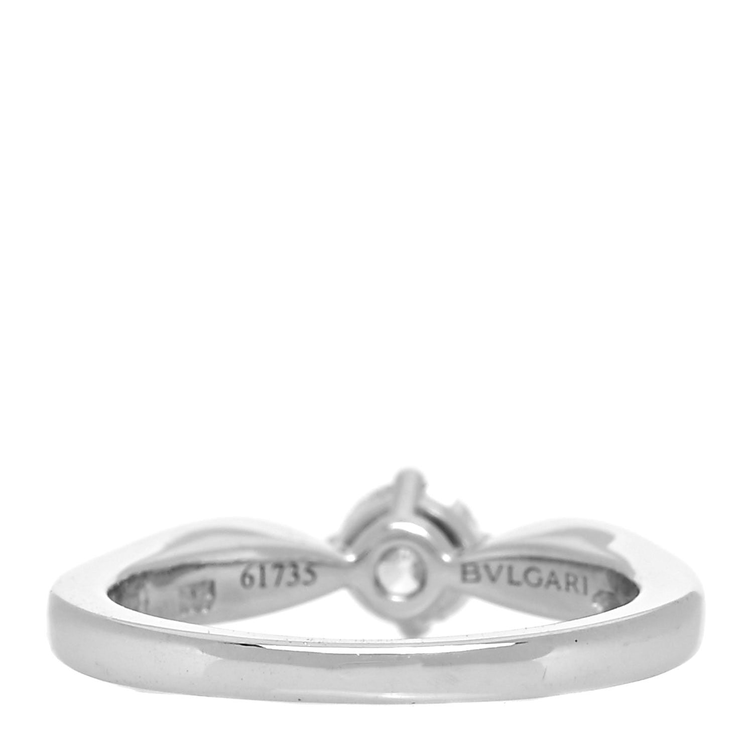 Bulgari Platinum Diamond .30ct Dedicata a Venezia Solitaire Engagement Ring 47 4 3 of 4