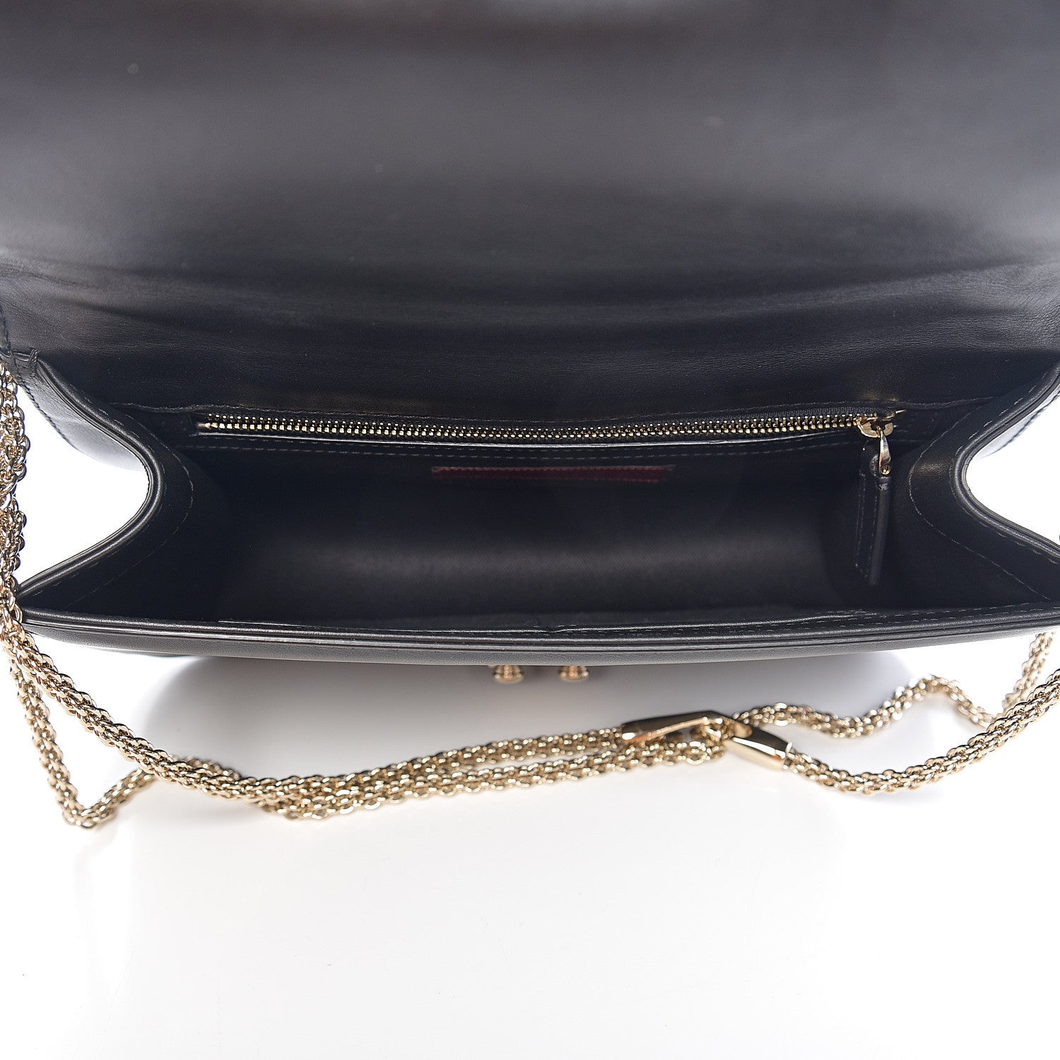Valentino Garavani Vitello Medium Glam Lock Rockstud Flap Black 4 of 8