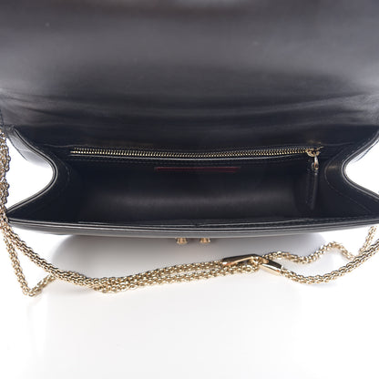 Valentino Garavani Vitello Medium Glam Lock Rockstud Flap Black 4 of 8