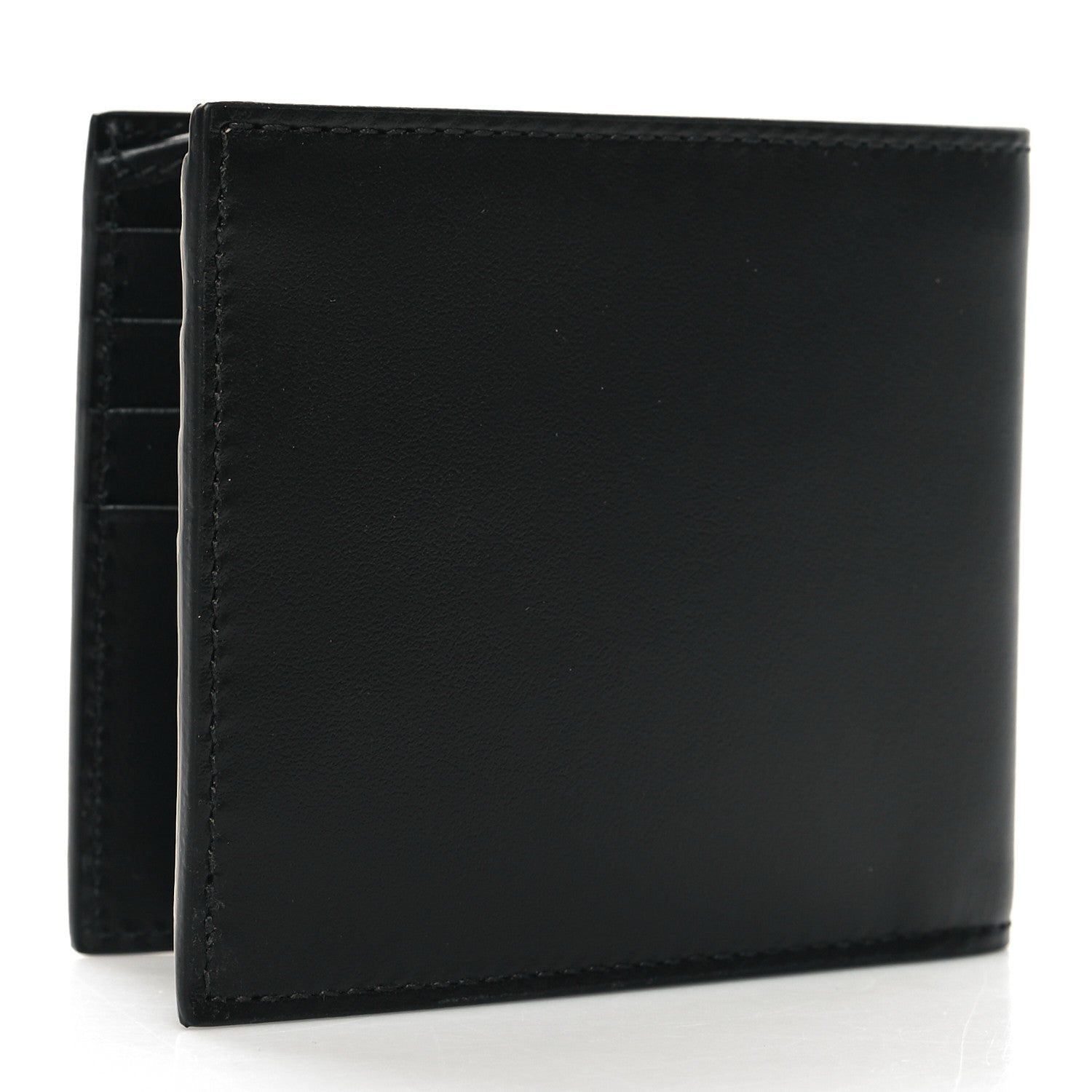 Gucci Plutone Calfskin Logo Bi-Fold Wallet Black 3 of 8