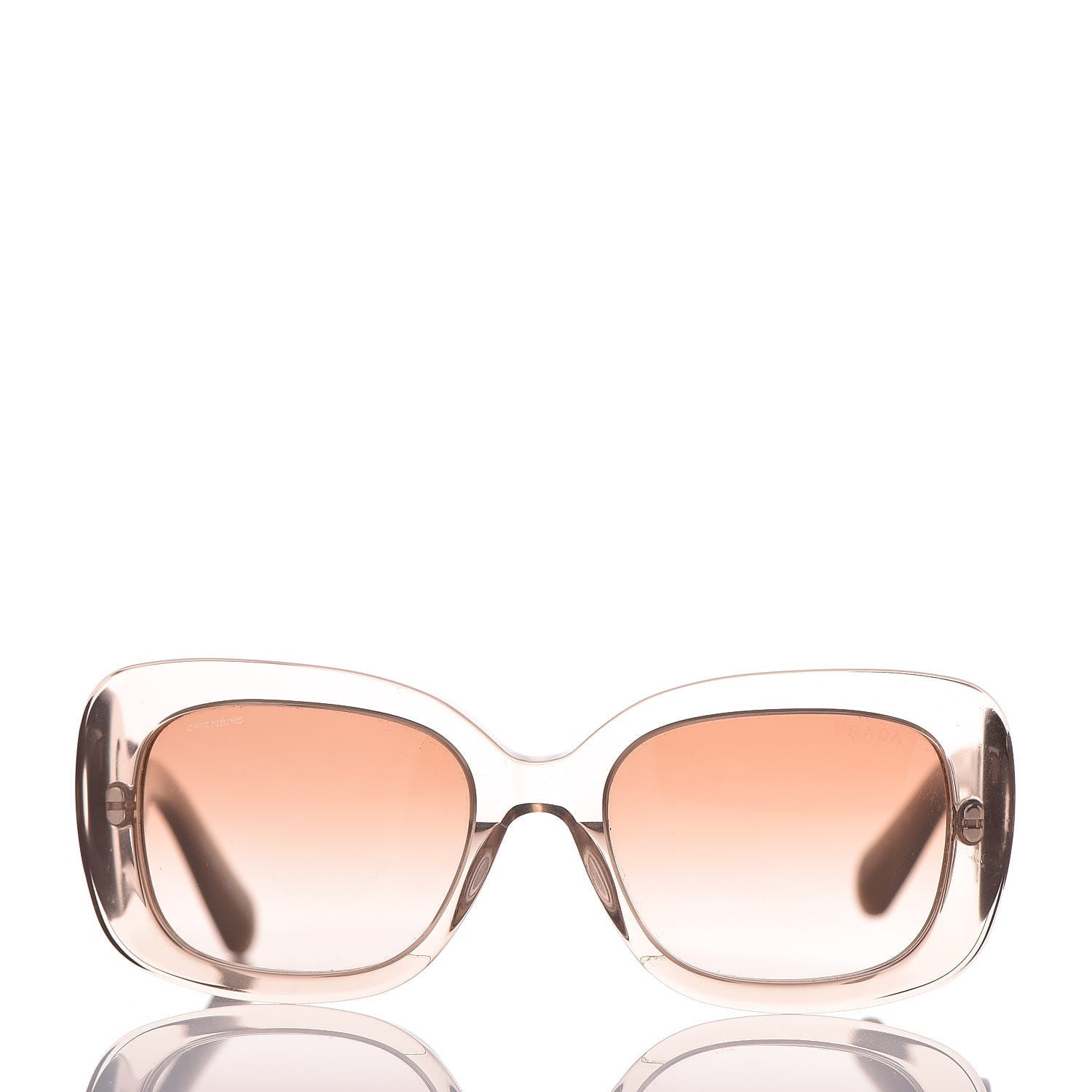 Prada Acetate Baroque Sunglasses SPR 27O Beige 2 of 7