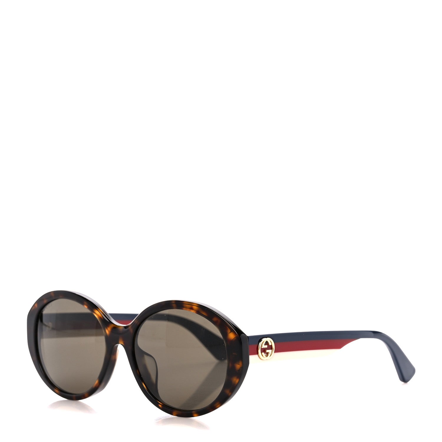 Gucci Round Web Sunglasses GG0279SA Havana 1 of 8