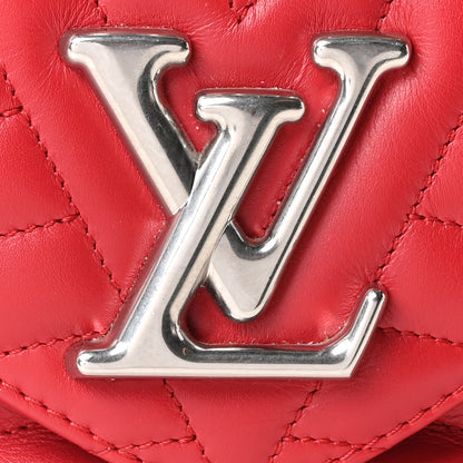 Louis Vuitton Calfskin New Wave Chain MM Ecarlate 8 of 10