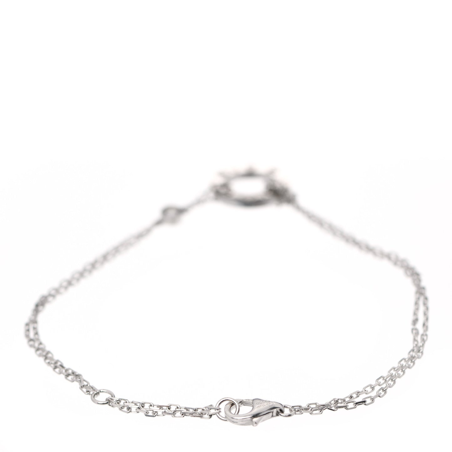 18K White Gold Diamond LOVE Bracelet