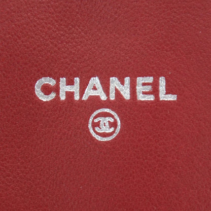 Chanel Lambskin Half Moon Wallet On Chain WOC Red 5 of 9