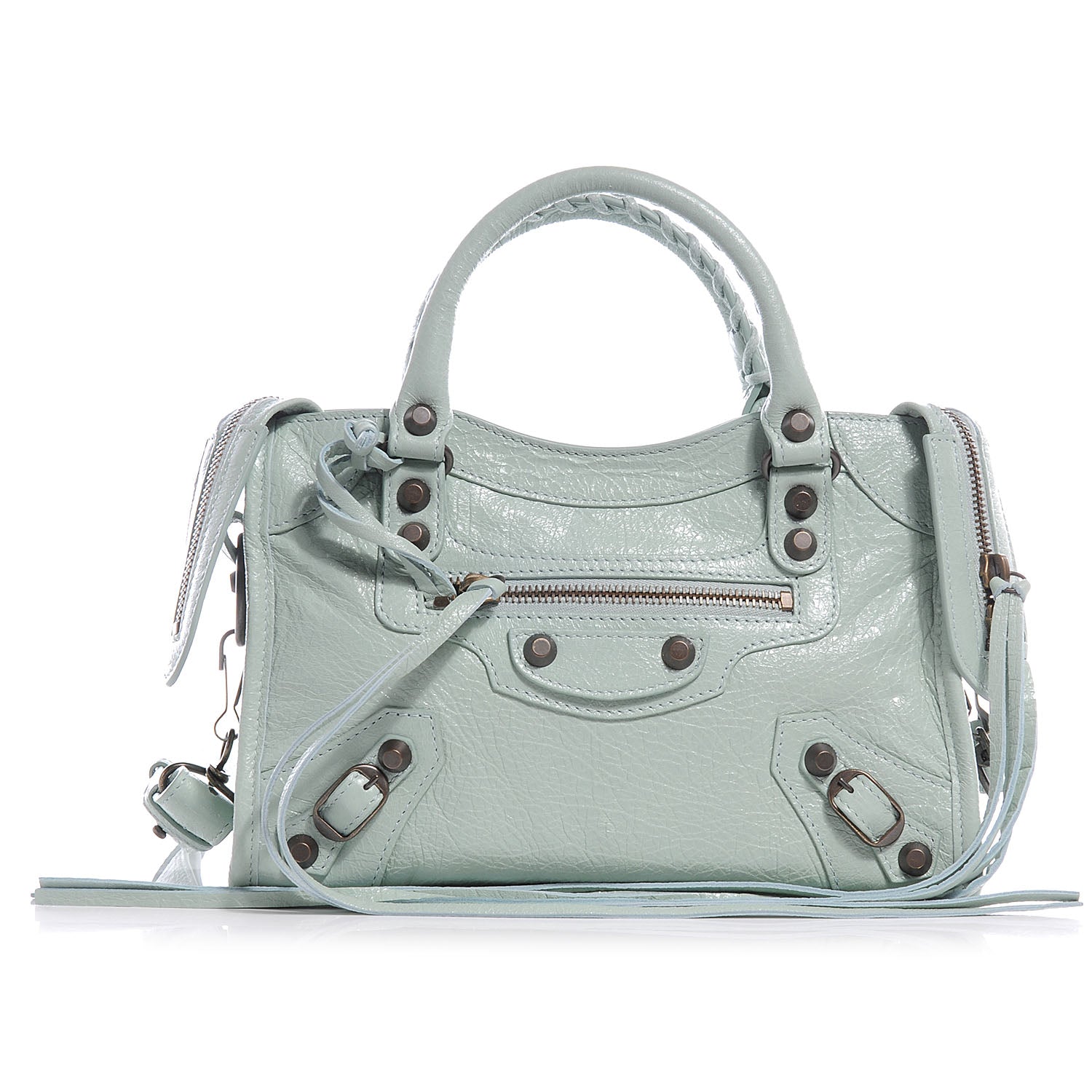 Balenciaga Agneau Mini City Vert Jade 1 of 7
