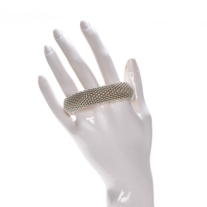 Tiffany Sterling Silver Somerset Mesh Bracelet 2 of 4