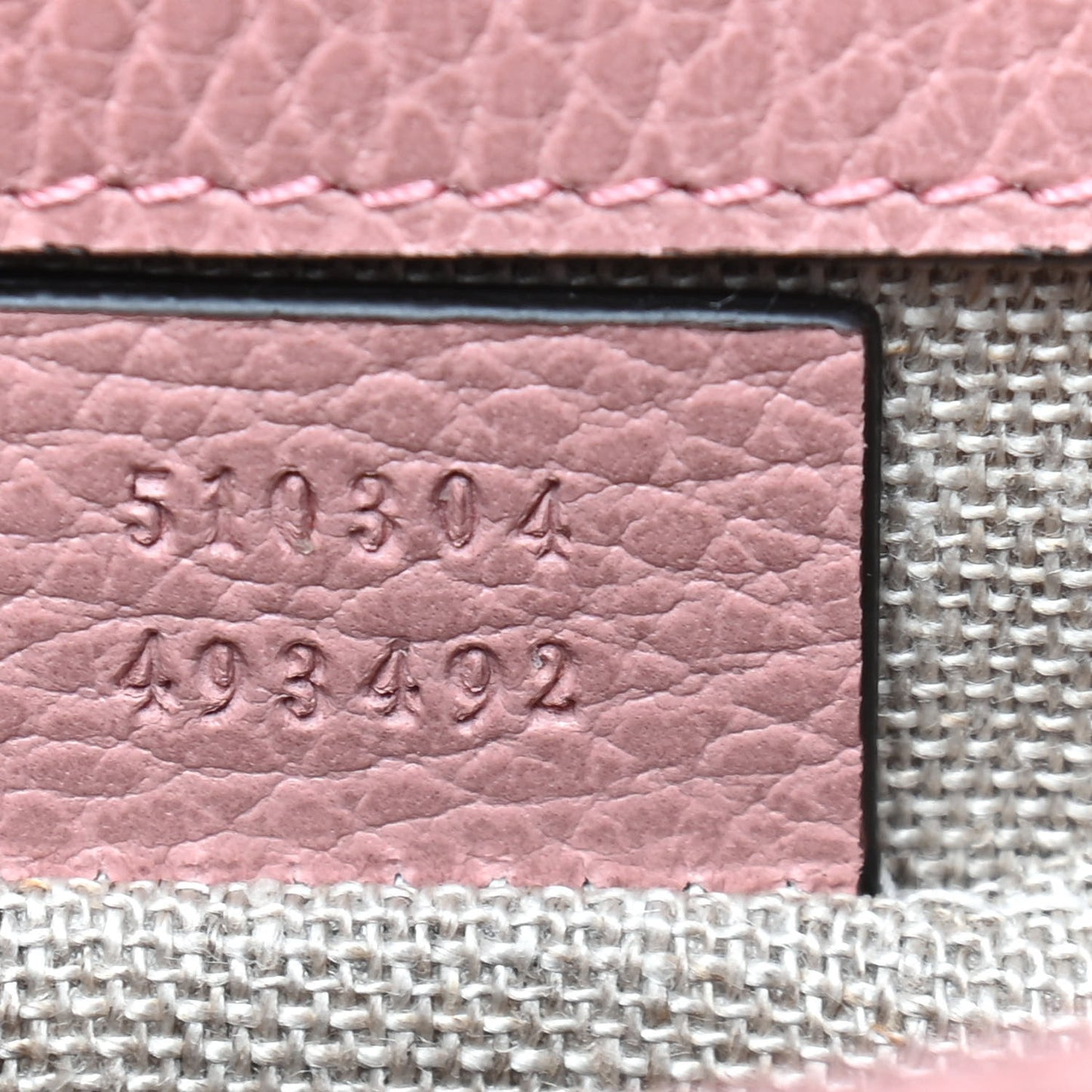 Dollar Calfskin Small Interlocking G Shoulder Bag Soft Pink