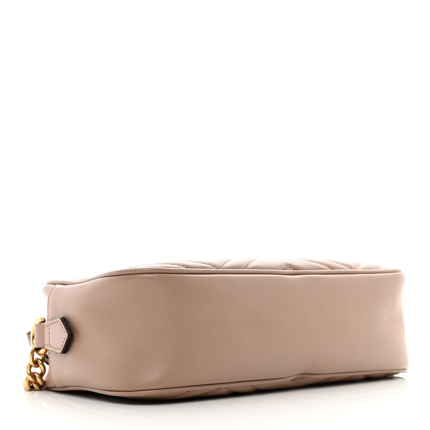 Calfskin Matelasse Small GG Marmont Chain Shoulder Bag Porcelain Rose