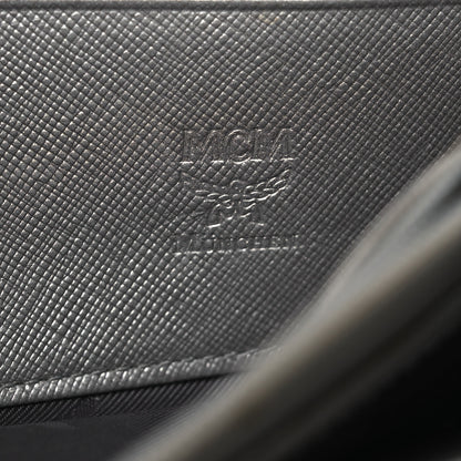 MCM Visetos Large Zip Around Wallet Black 6 of 13