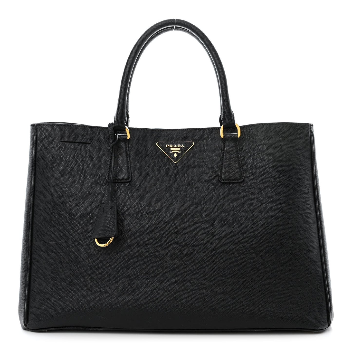 Saffiano Lux Large Tote Black