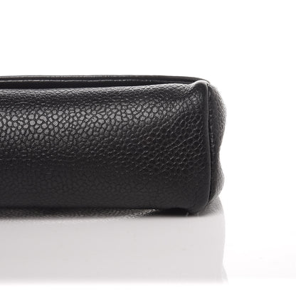 Chanel Caviar CC Flap Cosmetic Case Black 7 of 10