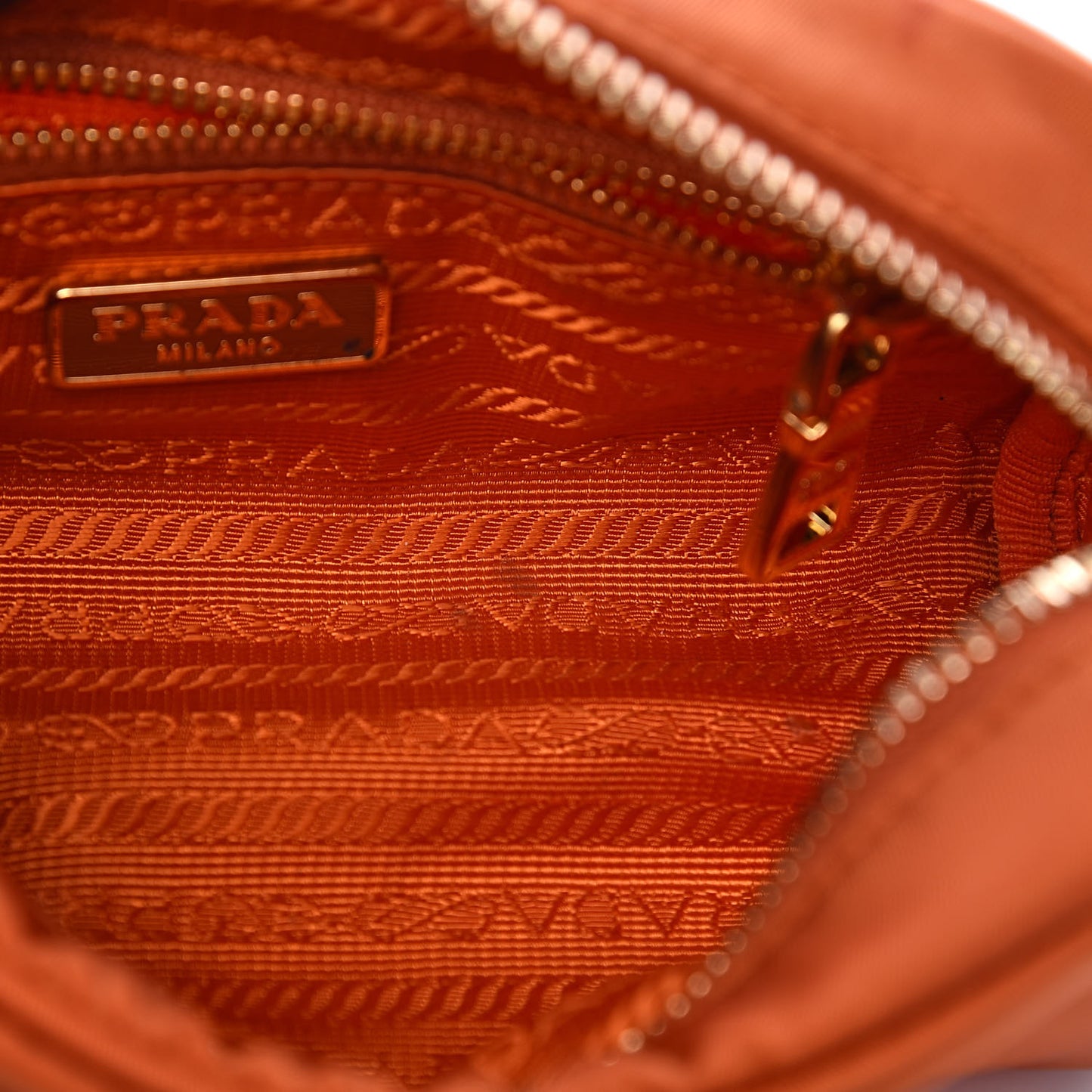 Nylon Vela Wristlet Papaya