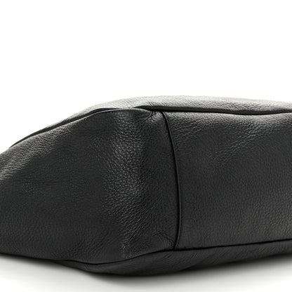Saint Laurent Grained Deerskin Bea Tote Black 9 of 10