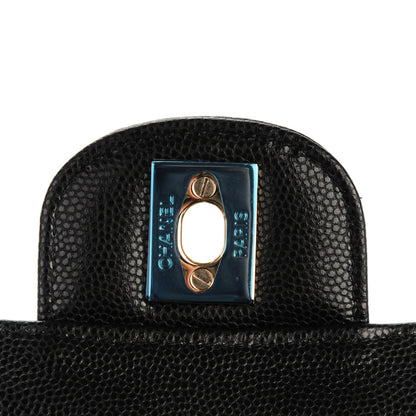 Chanel Caviar Quilted Mini Rectangular Flap Black 6 of 8