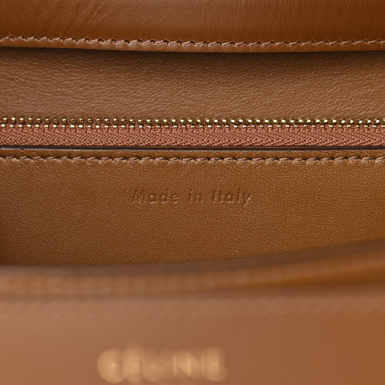 Celine Box Calfskin Medium Classic Box Flap Bag Camel 7 of 13